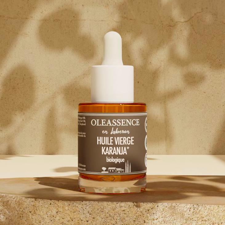 Huile Vierge Karanja Biologique - Oleassence en Luberon