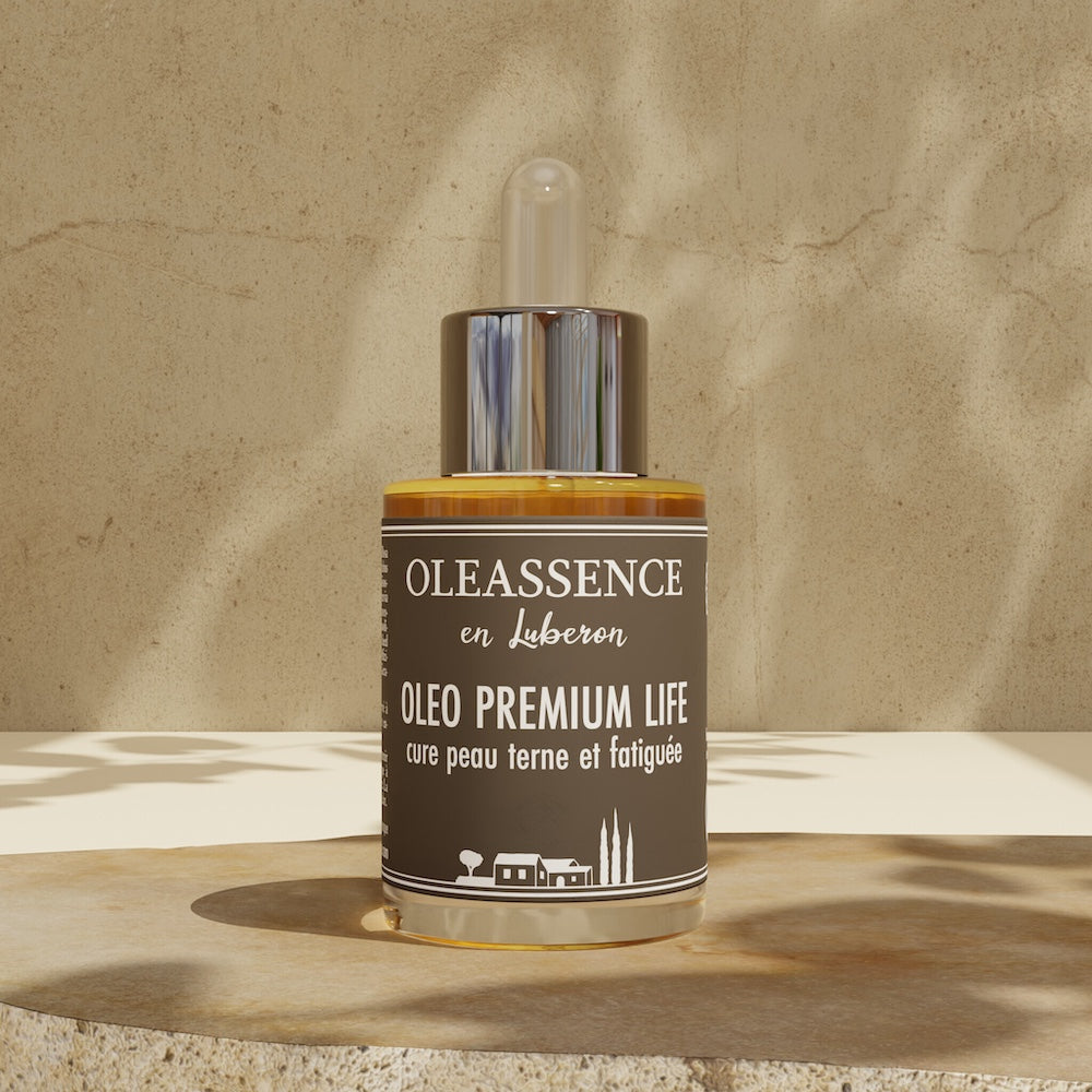 Cure Peau Terne et Fatiguée : Oléo-Premium Life - Oleassence en Luberon