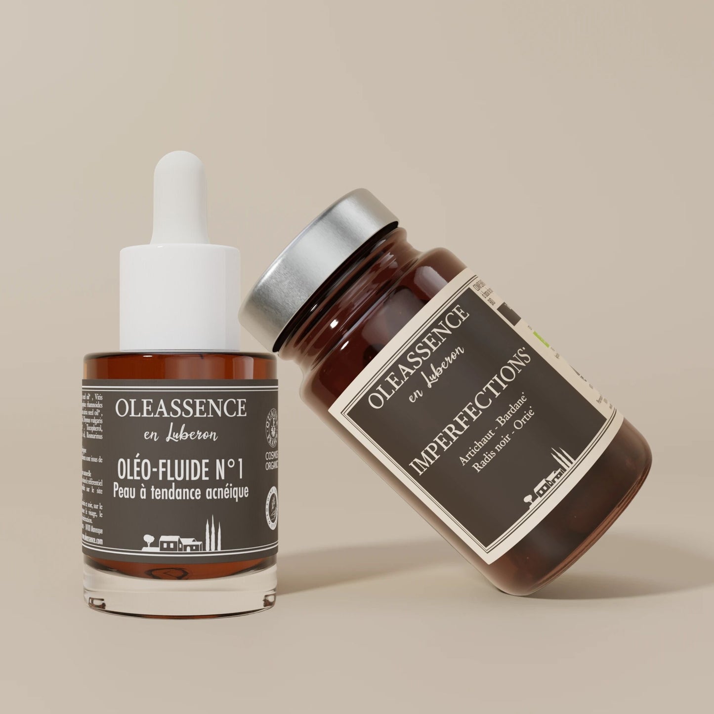 Peaux à tendance acnéique : Oléo-Fluide N°1 - Oleassence en Luberon
