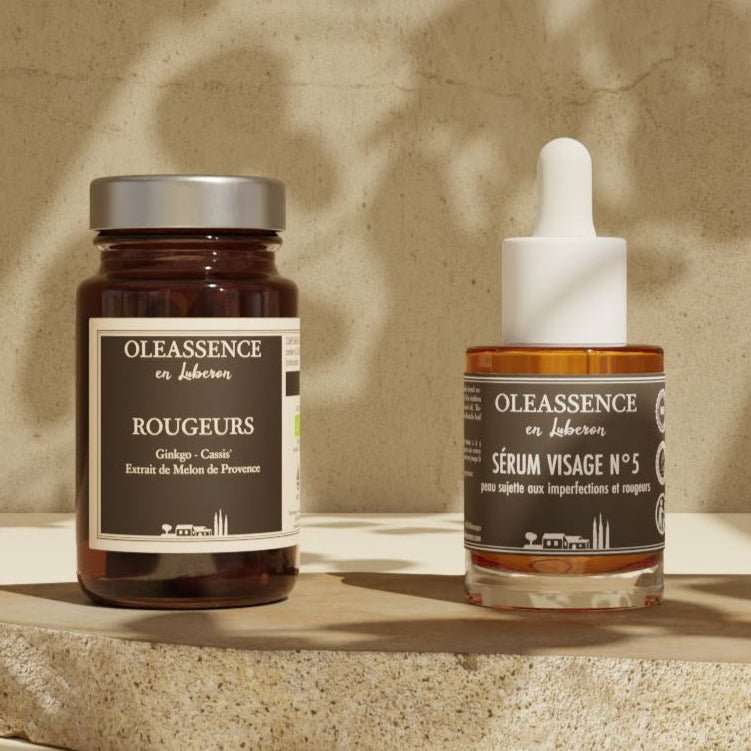 Peaux Imperfections et Rougeurs : Sérum Visage N°5 - Oleassence en Luberon