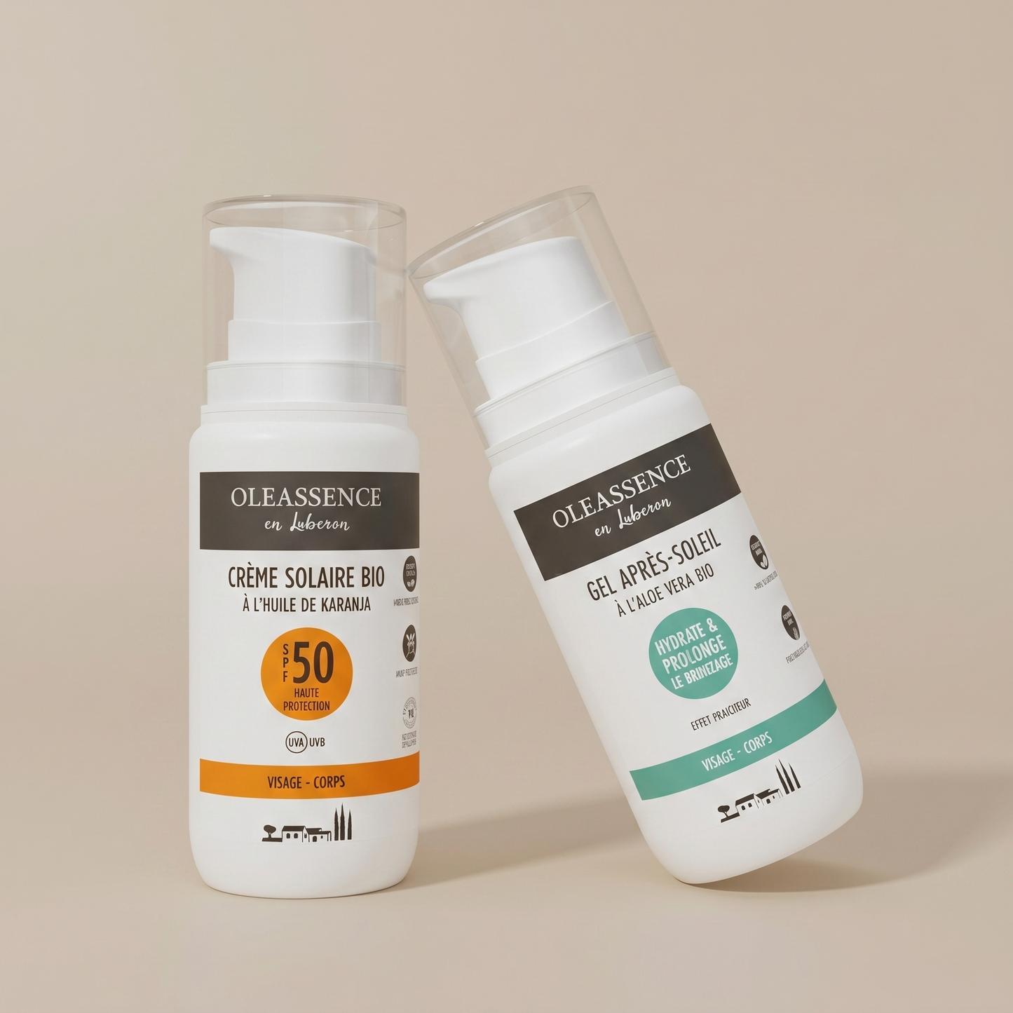 Pack Crème Solaire SPF50 - Gel Après Soleil