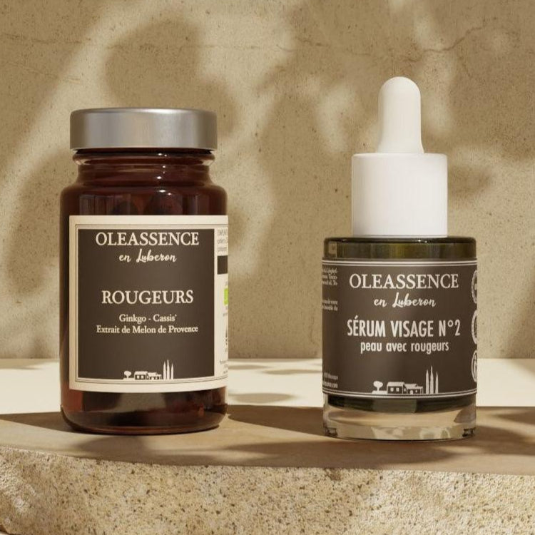 Peaux avec Rougeurs Complément Alimentaire BIO - Oleassence en Luberon