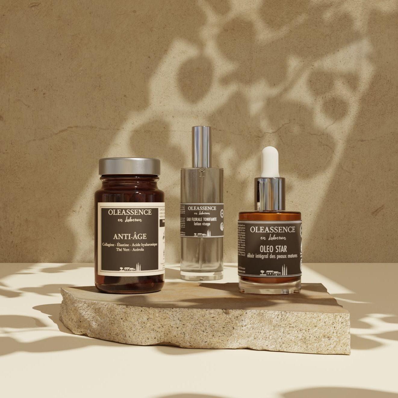 Pack Peau Mature + Complément Alimentaire - Oleassence en Luberon