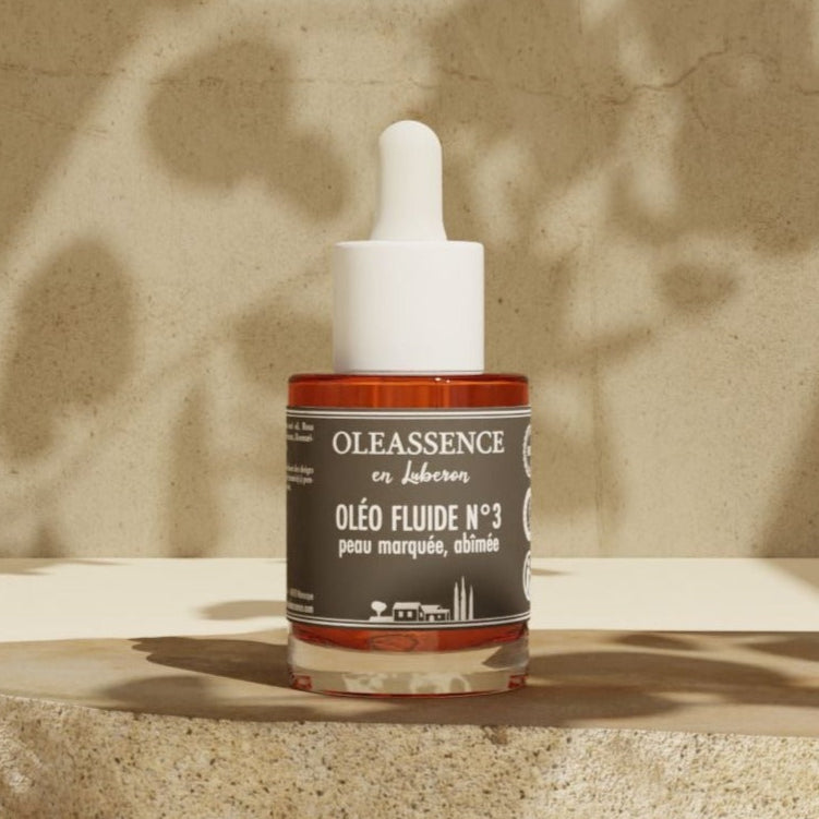 Peaux Marquées, Abîmées : Oléo-Fluide N°3 - Oleassence en Luberon