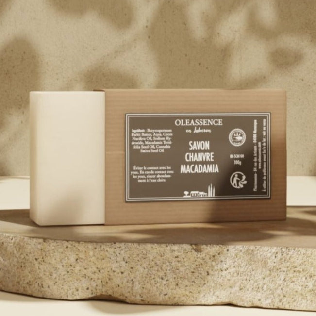 Savon Chanvre Macadamia - Oleassence en Luberon