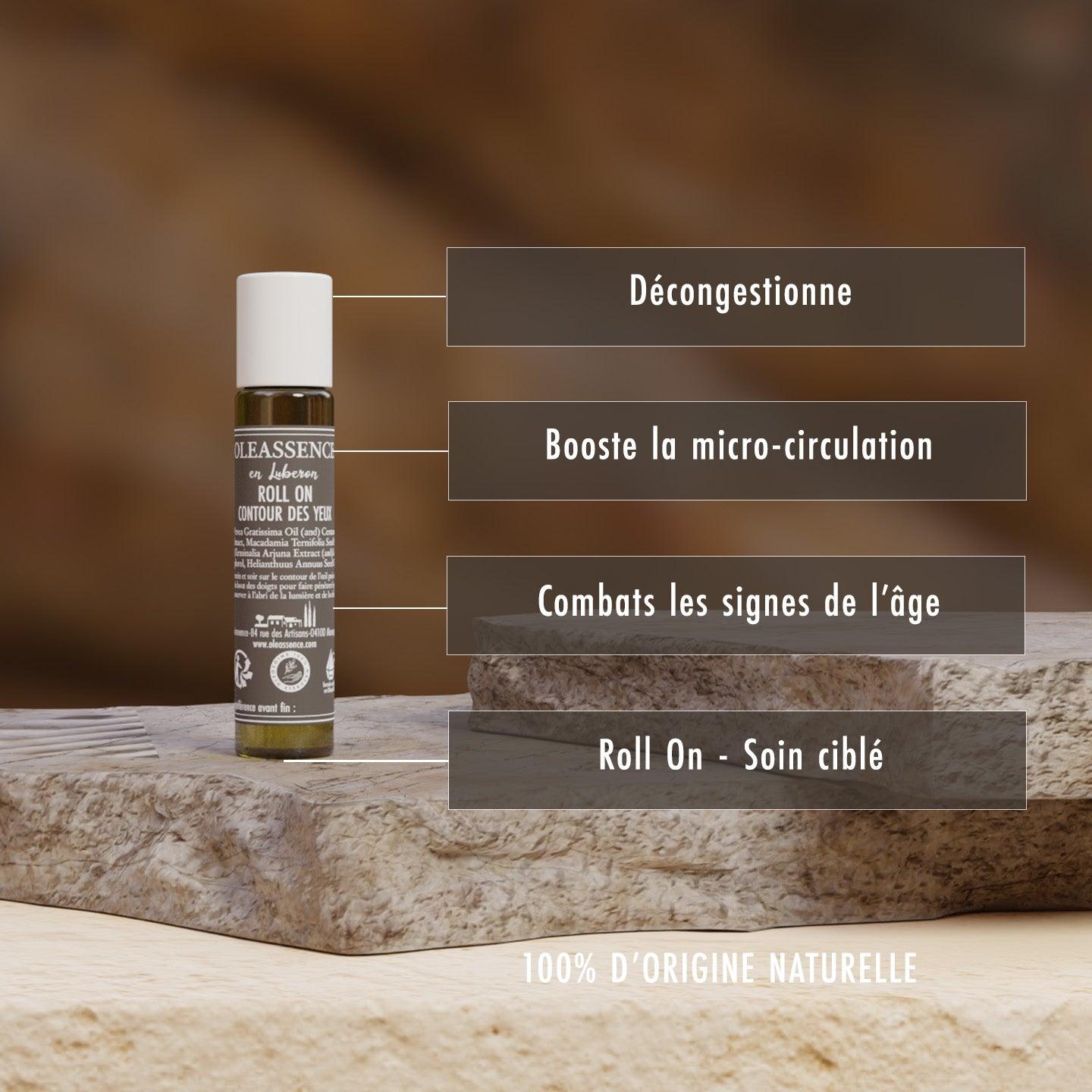 Sérum contour des yeux Bio (Roll-on) - Oleassence en Luberon