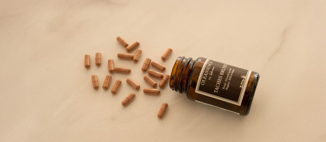 Complément alimentaire taches brunes : des actifs naturels & bio pour une peau lumineuse