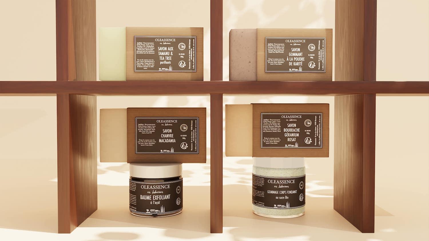 nettoyant - exfoliant corps - Oleassence en Luberon