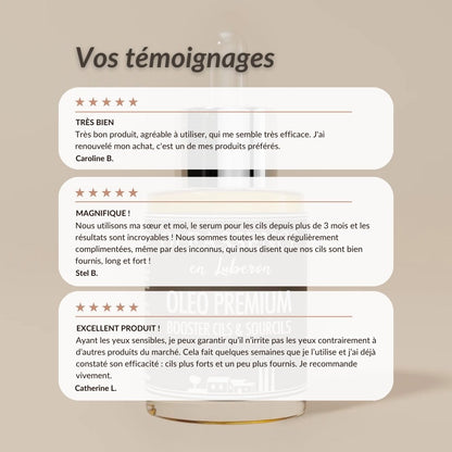 Booster Cils et Sourcils bio - Oleassence en Luberon