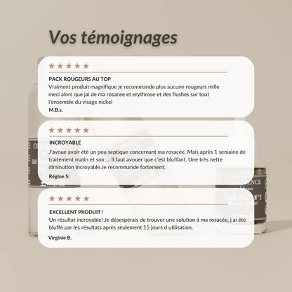 Pack Rougeurs du visage bio - Oleassence en Luberon