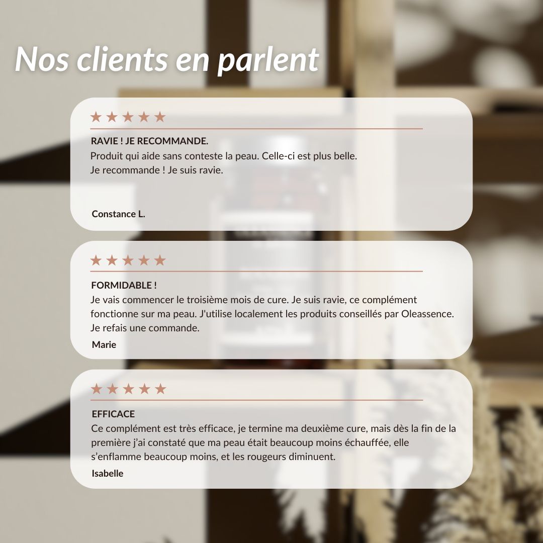 Peau avec Rougeurs Complément Alimentaire BIO