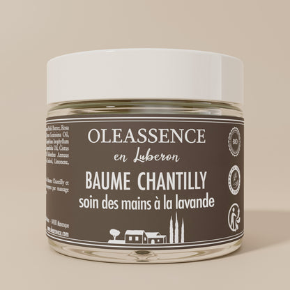Baume Chantilly Soin des Mains bio - Oleassence en Luberon