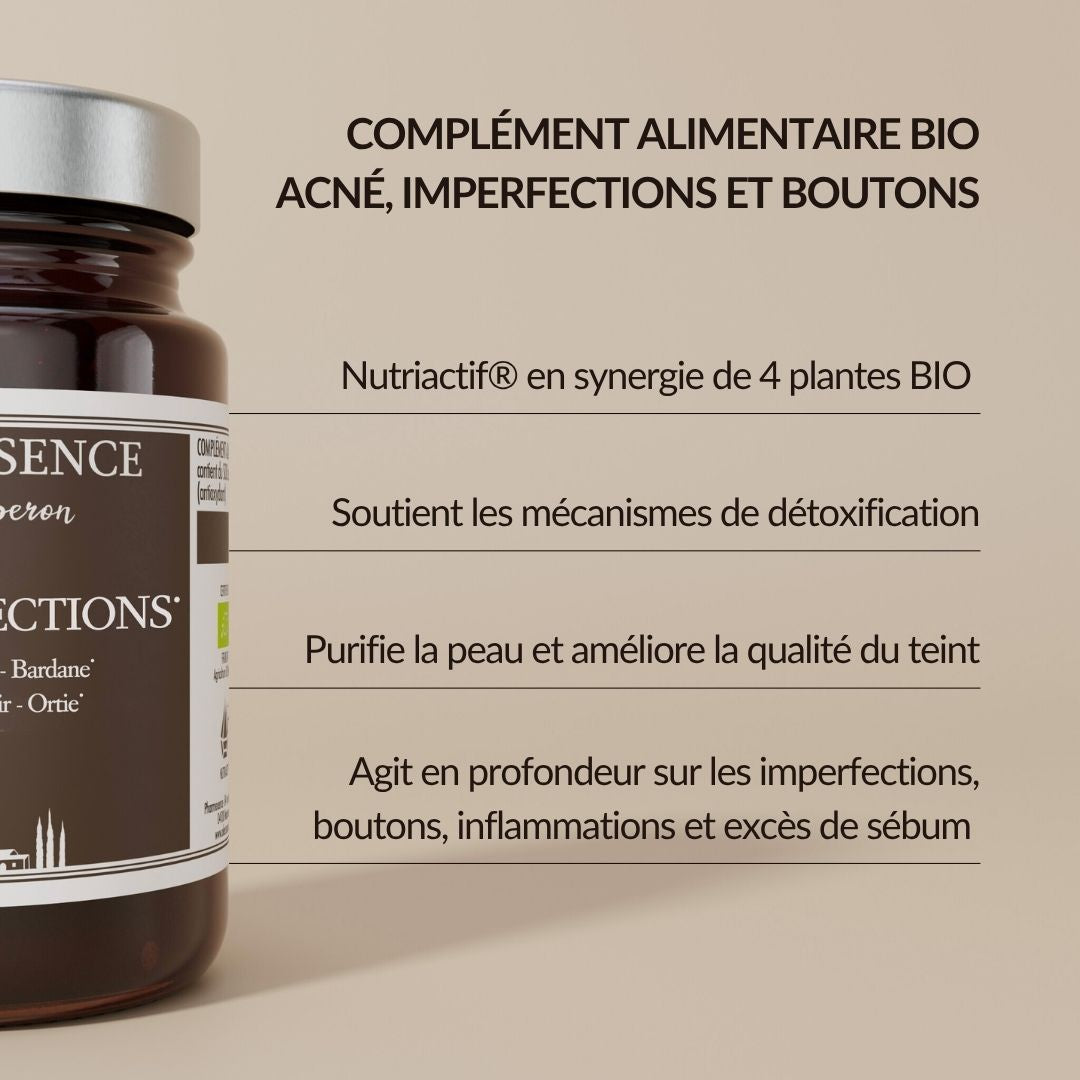 Peau avec Imperfections Complément Alimentaire bio
