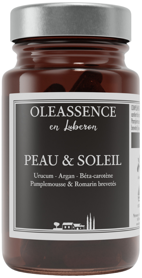 Peau & Soleil Complément Alimentaire sans fond 