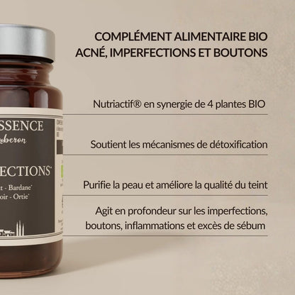 Peau avec Imperfections Complément Alimentaire BIO - Oleassence en Luberon