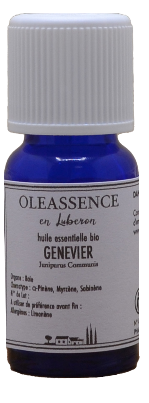 Huile Essentielle de Genévrier Commun Biologique sans fond 