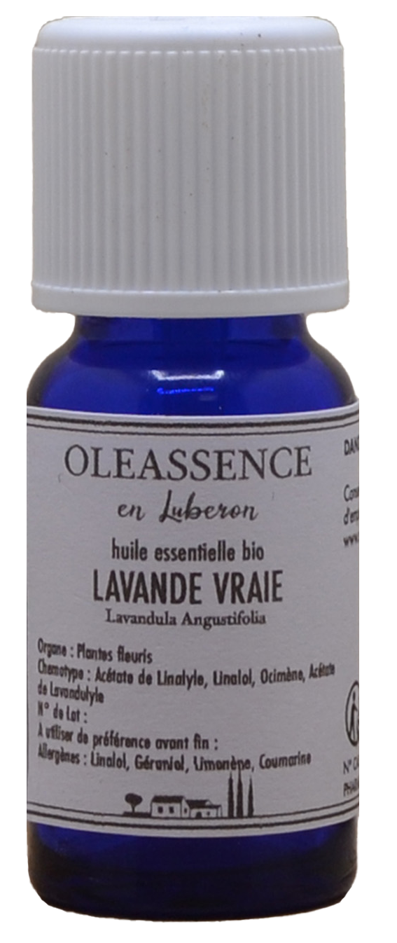 Huile Essentielle de Lavande Vraie Biologique sans fond 