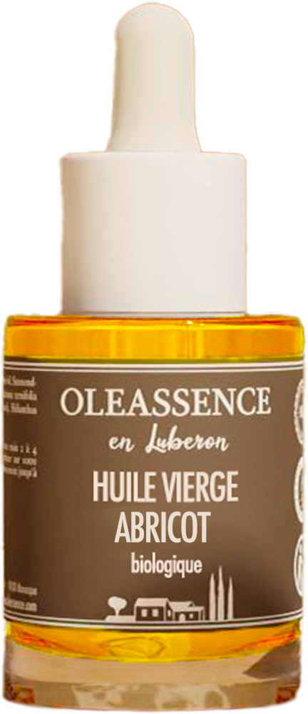 Huile Vierge Abricot Biologique (noyaux) sans fond 
