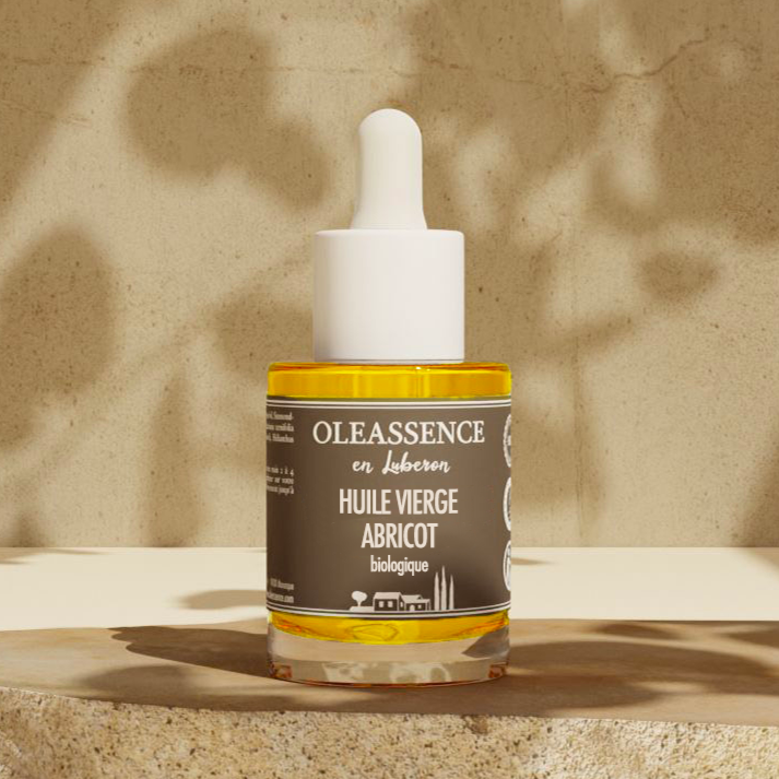 Huile Vierge Abricot Biologique (noyaux) - Oleassence en Luberon