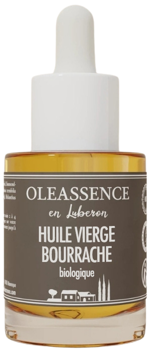 Huile végétale de Bourrache bio sans fond 