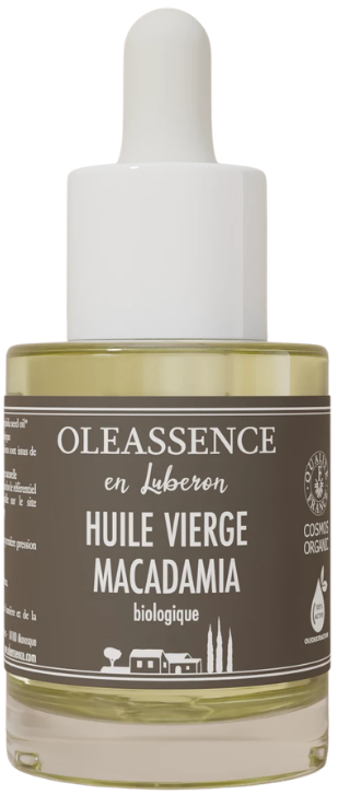 Huile végétale de Macadamia bio sans fond 