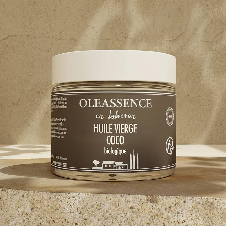 Huile Vierge Coco bio - Oleassence en Luberon