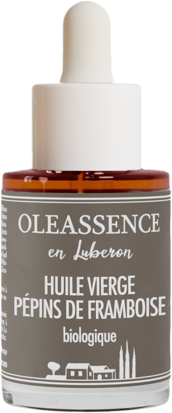 Huile Vierge Framboise Biologique (pépins) sans fond 