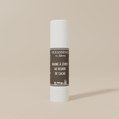 Baume à Lèvres au Beurre de Cacao bio - Oleassence en Luberon