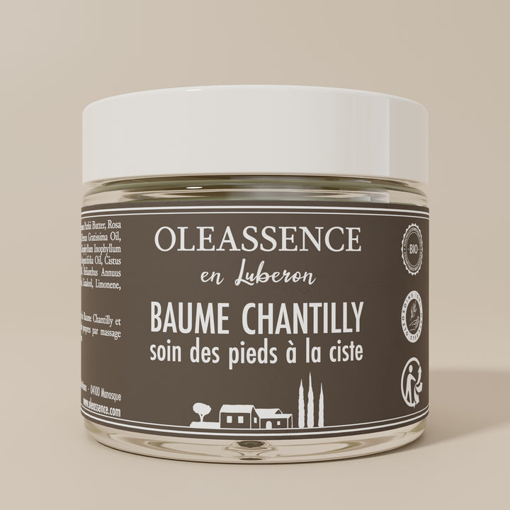 Baume Chantilly Soin des Pieds - Oleassence en Luberon