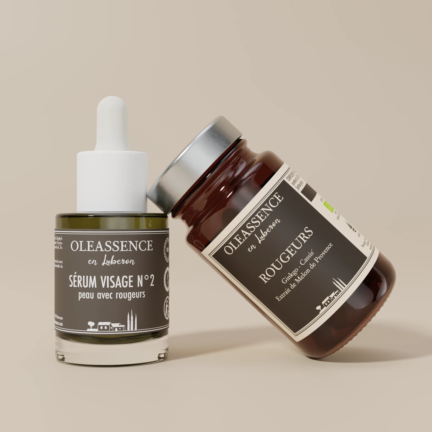 Peau avec rougeurs Sérum visage bio - Oleassence en Luberon