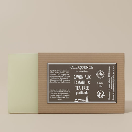 Savon Tamanu & Tea tree Purifiants - Oleassence en Luberon