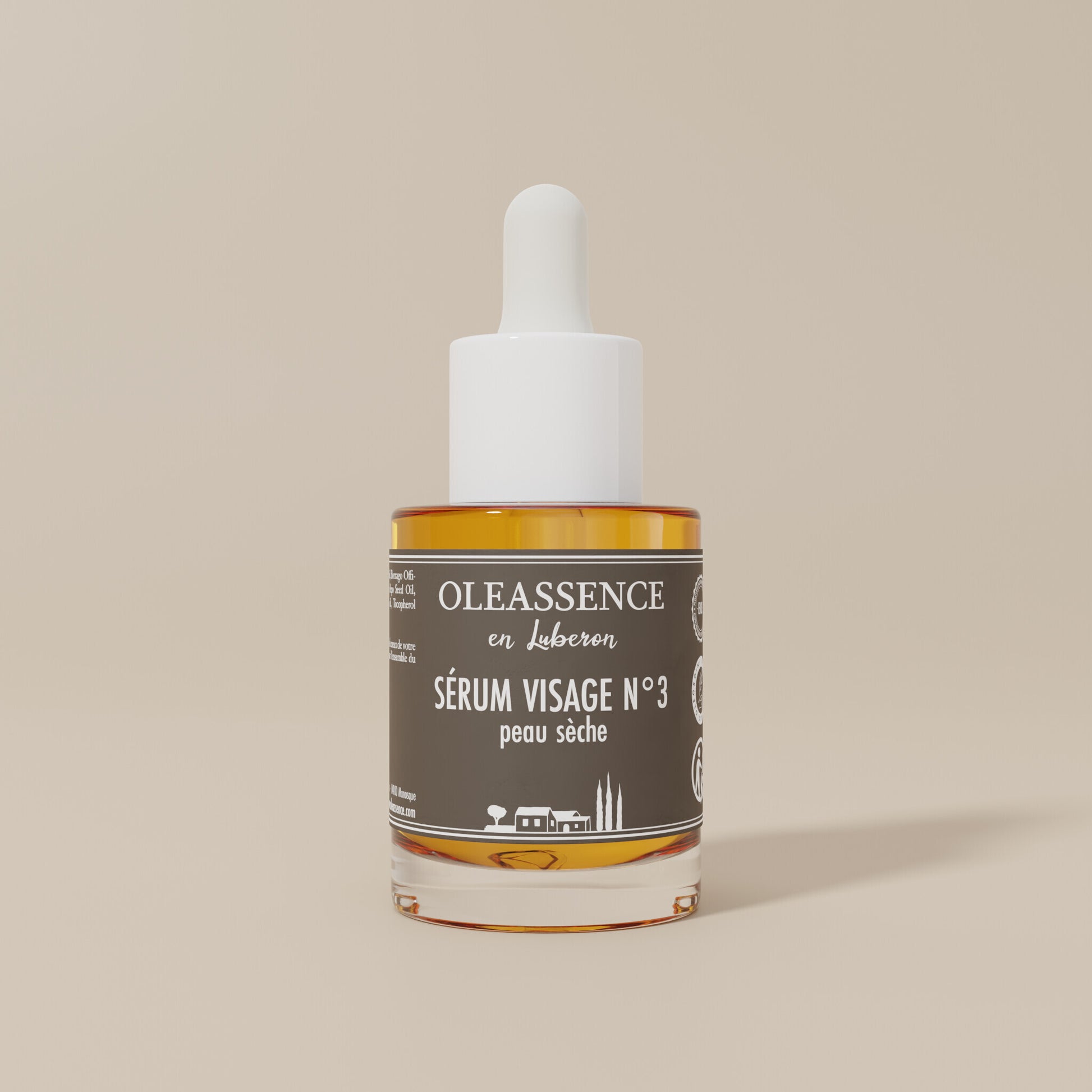 Peau Sèche Sérum visage Bio - Oleassence en Luberon