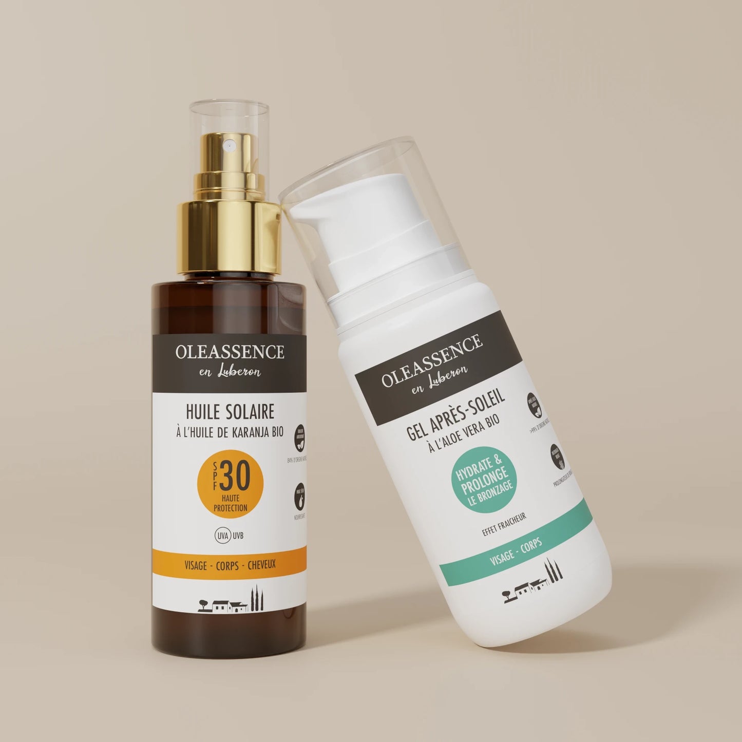 Pack Huile Solaire SPF30 - Gel Après Soleil