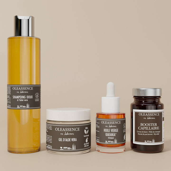 Pack Soins Cheveux + Complément Alimentaire - Oleassence en Luberon