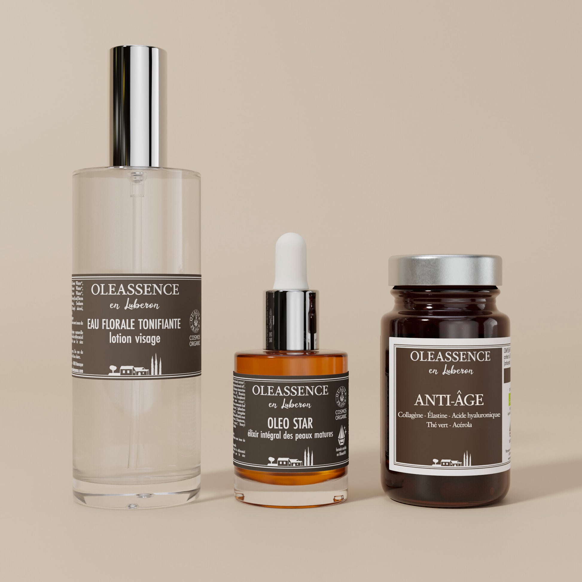 Pack Peau Mature + Complément Alimentaire - Oleassence en Luberon
