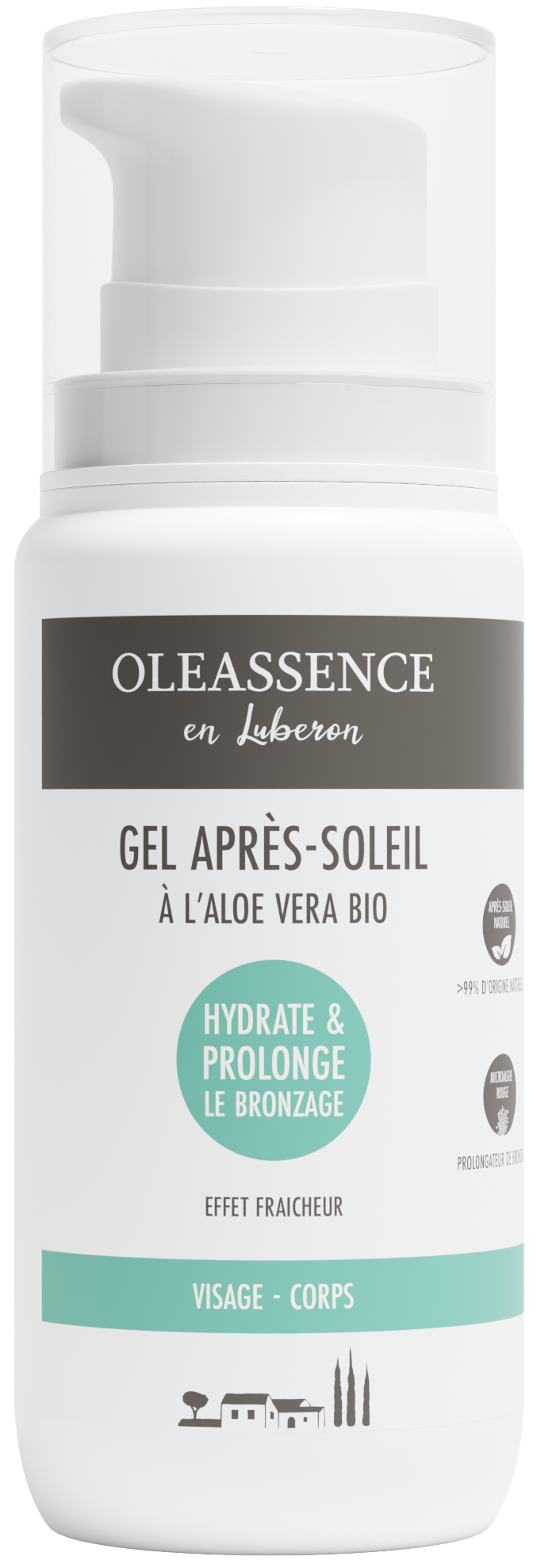 Gel Après Soleil sans fond 