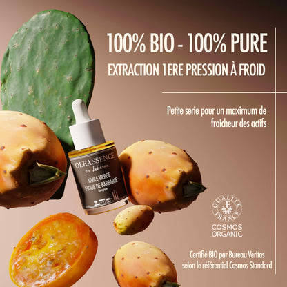 Huile Vierge Figue de Barbarie Biologique - Oleassence en Luberon