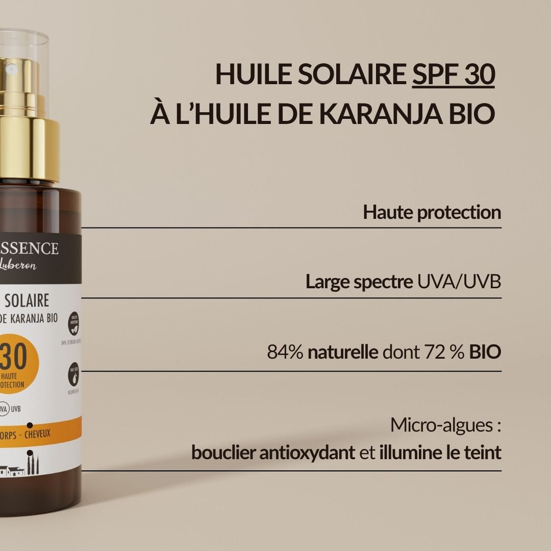 Huile Solaire SPF30