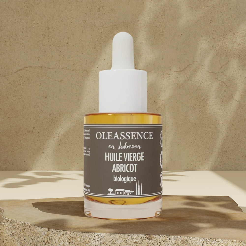 Huile Vierge Abricot bio (noyaux) - Oleassence en Luberon