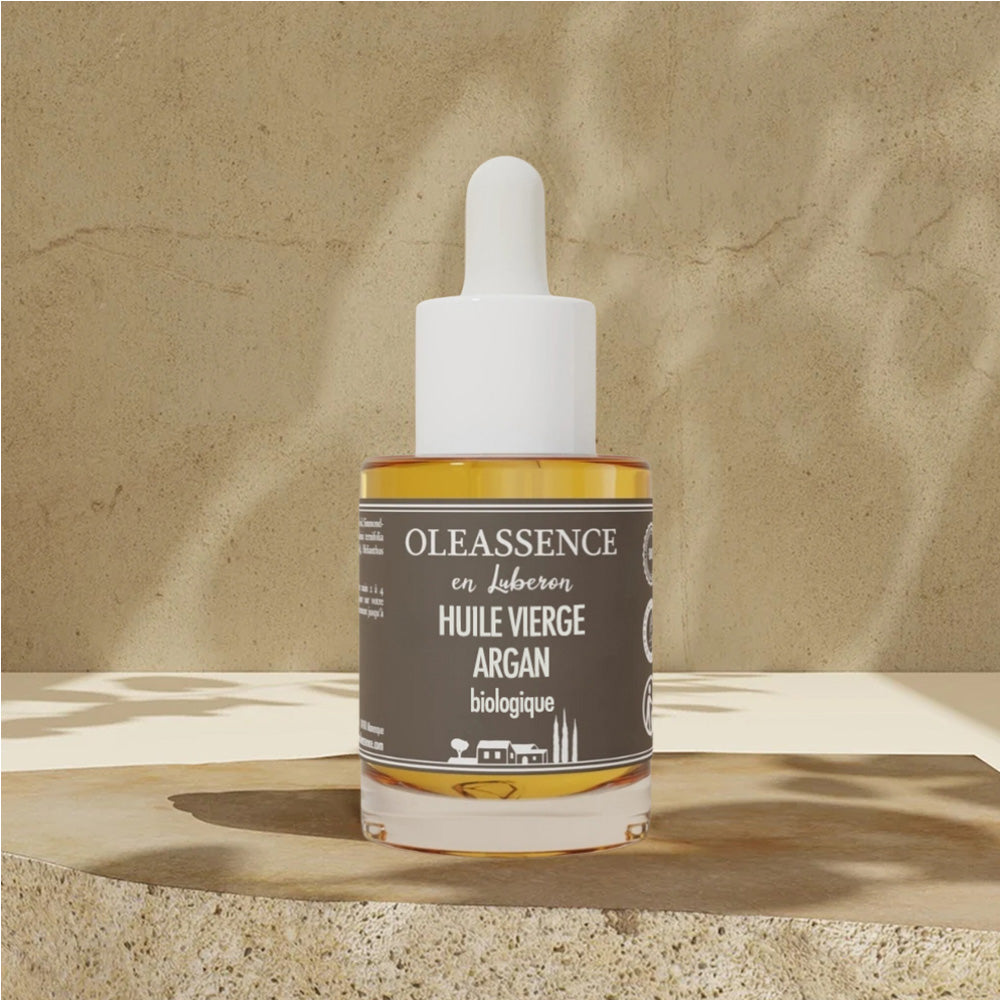 Huile Vierge Argan bio - Oleassence en Luberon