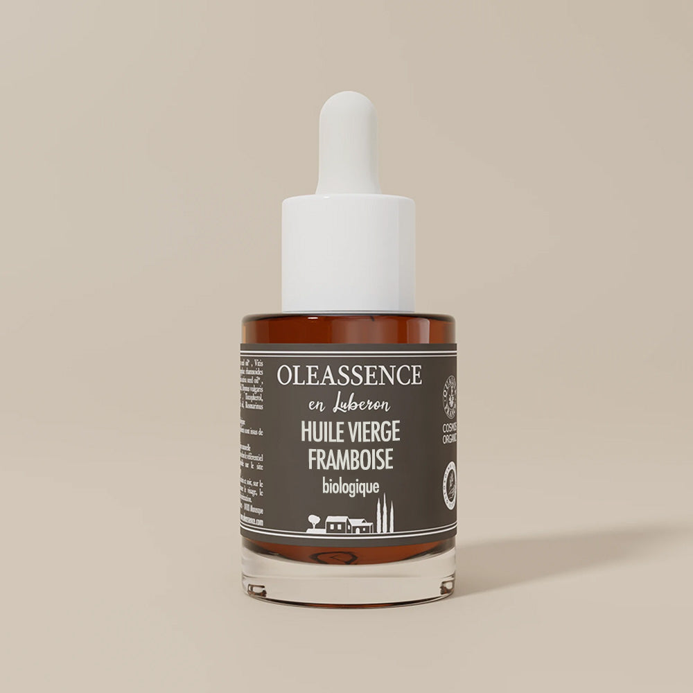 Huile Vierge Framboise bio (pépins) - Oleassence en Luberon