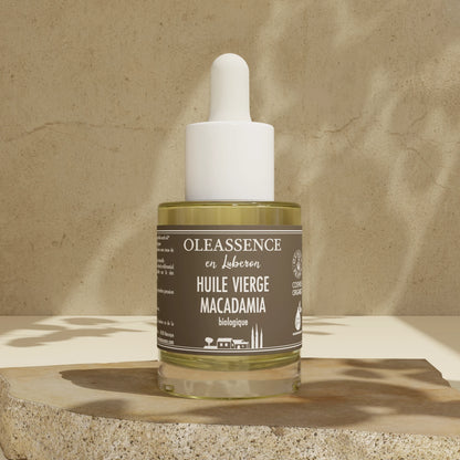 Huile végétale de Macadamia bio - Oleassence en Luberon