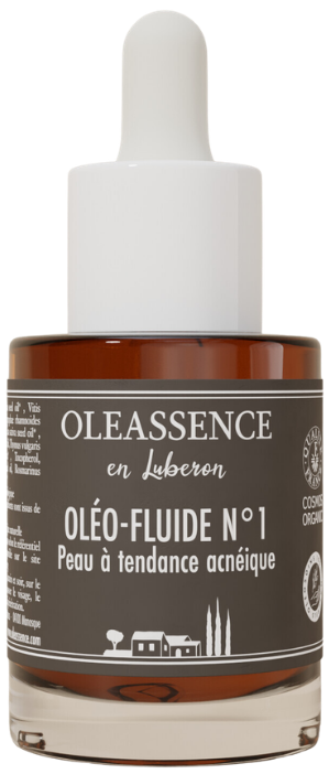 Sérum Peau à tendance acnéique bio - Oléo-Fluide N°1 sans fond 