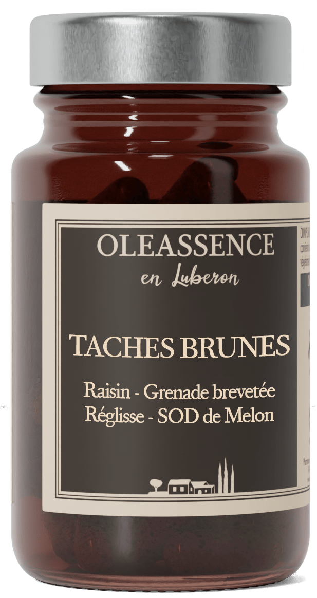 Taches Brunes Complément Alimentaire Bio sans fond 