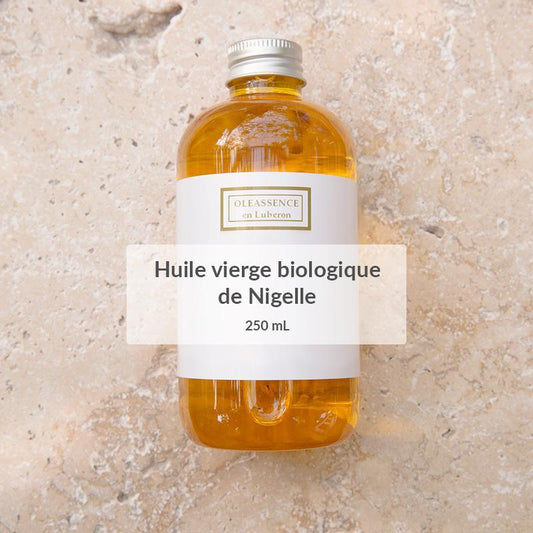 Vrac huile vierge biologique de Nigelle - Oleassence en Luberon